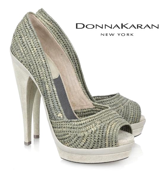 donna-karan-peep-toe-raffia-pumps